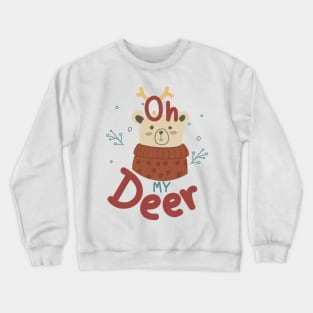 Merry Christmas Bear Crewneck Sweatshirt